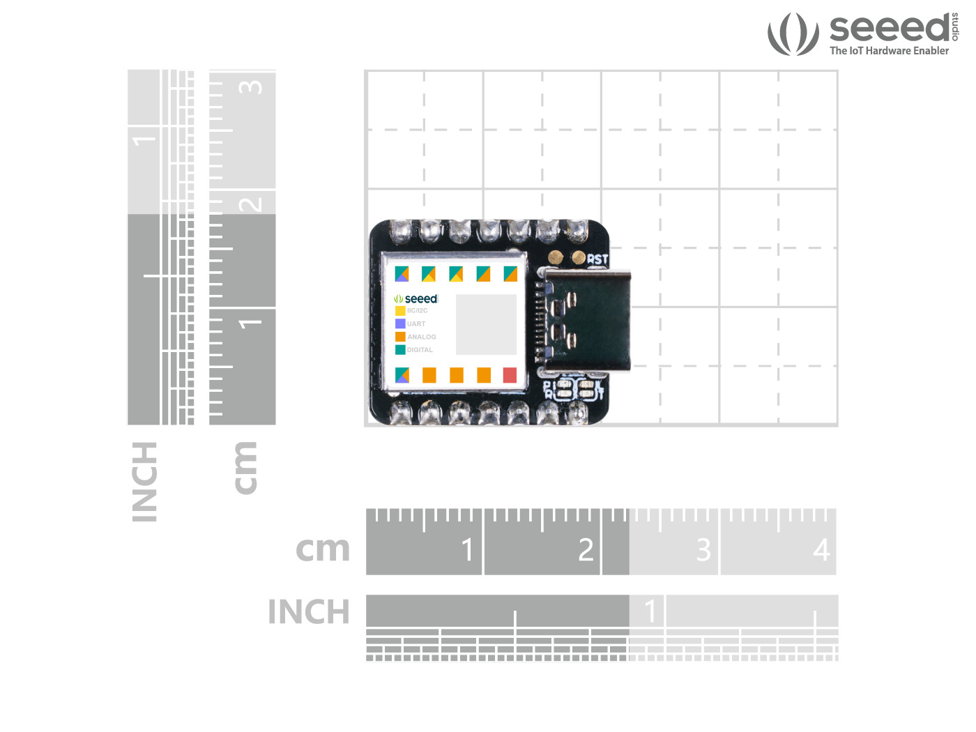 Seeeduino XIAO - Arduino 互換ボードSAMD21 Cortex M0+ （はんだ付け